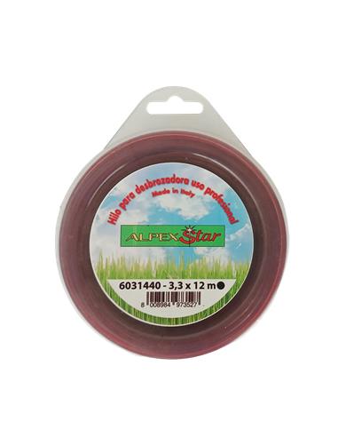 ROLLO NYLON 3.3MM 12MTS ALPINA "R