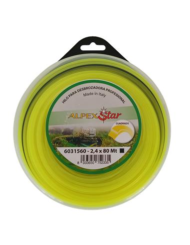BLISTER NYLON 2.4MM 80MTS ALPINA "Q"