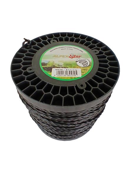 ROLLO NYLON HELICOIDAL 3.3MM 2KG