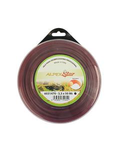 ROLLO NYLON 3.3MM 50M REDONDO
