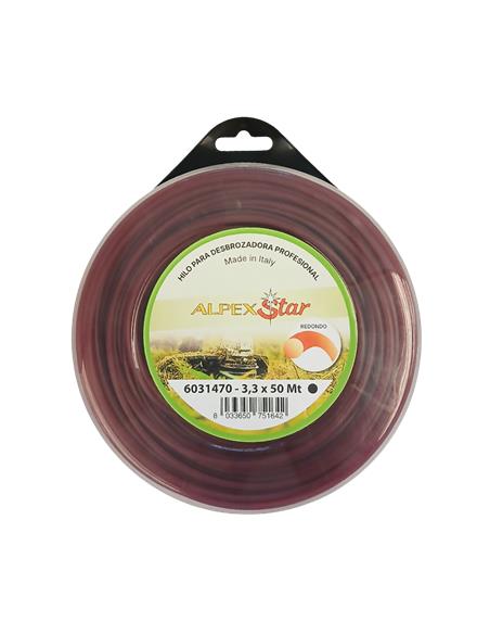 ROLLO NYLON 3.3MM 50M REDONDO