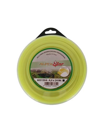 BLISTER NYLON 4,0MM 24M CUADRADO